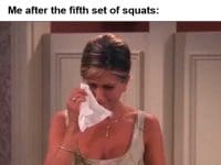 Gym Partner Let's Try German Volume Training Me After The Fifth Set Of Squats