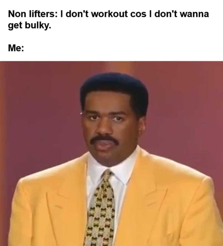 Non Lifters I Don't Workout Cos I Don't Wanna Get Bulky Me
