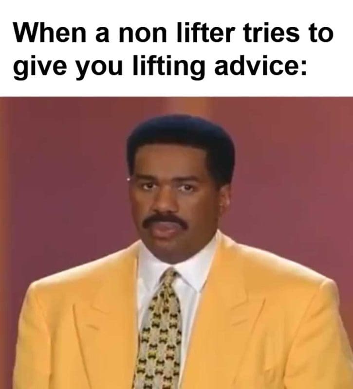 When A Non Lifter Tries To Give You Lifting Advice