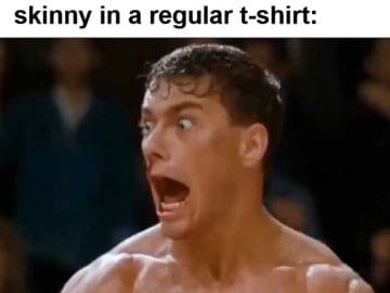 When You Eat Sleep And Breath Lifting But You Sill Look Skinny In A Regular Tshirt