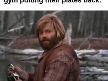 When You See Someone In The Gym Putting Their Plates Back