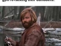When You See Someone In The Gym Reracking Their Dumbbells