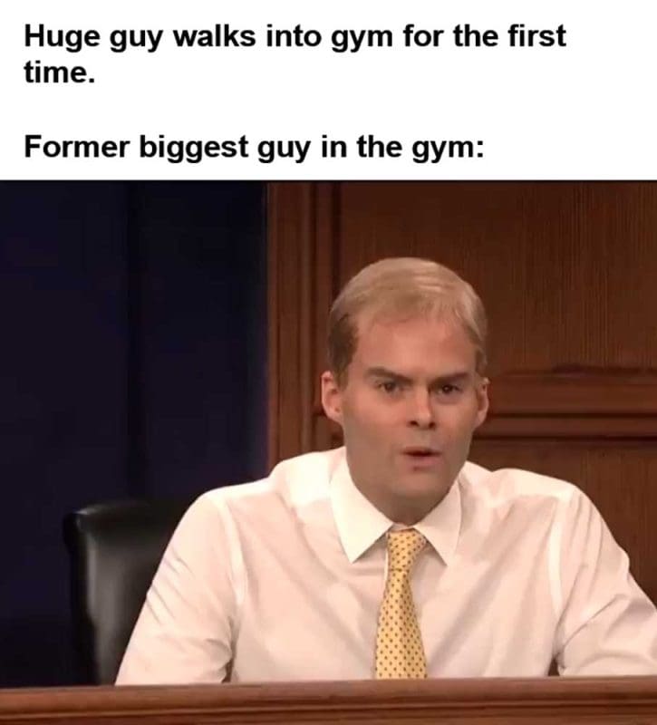 Huge Guy Walks Into Gym For The First Time Former Biggest Guy In The Gym