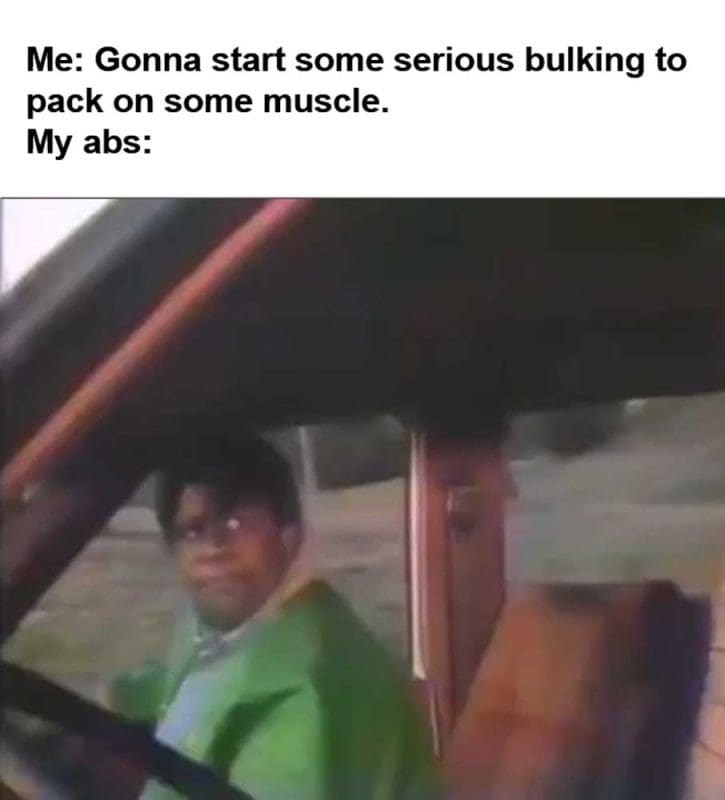 Me Gonna Start Some Serious Bulking To Pack On Some Muscle My Abs