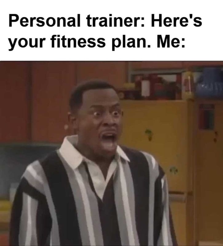 Personal Trainer Here's Your Fitness Plan Me
