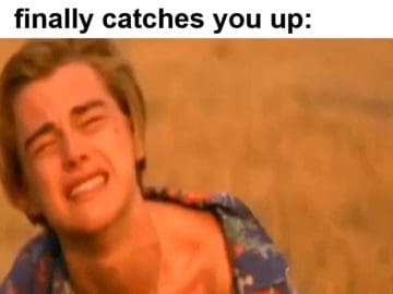 When All The Junk Food You Ate Over The Weekend Finally Catches You Up