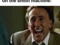 When They Putting Clips On The Smith Machine