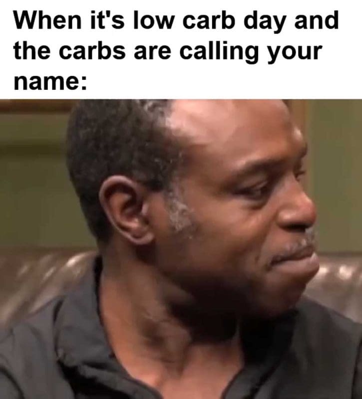 When It's Low Carb Day And The Carbs Are Calling Your Name