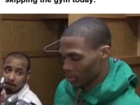 When Your Gym Buddy Suggests Skipping The Gym Today