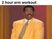 When A Newbie Tells Me They Gonna Try Rich Paina's Hour Arm Workout