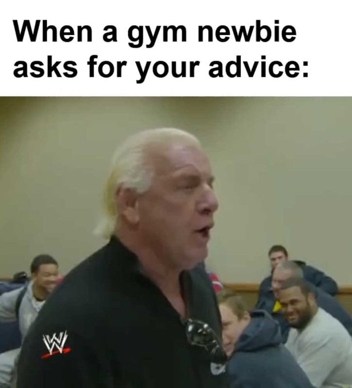When A Gym Newbie Asks For Your Advice