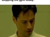 When Your Gym Buddy Suggests Skipping The Gym Today
