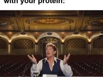 When You Get A Free Shaker With Your Protein