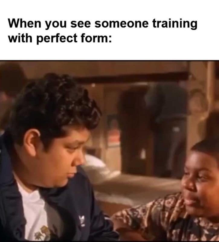 When You See Someone Training With Perfect Form