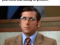 When Your Gym Buddy Ain't Funny But You Need That Scoop Of Protein