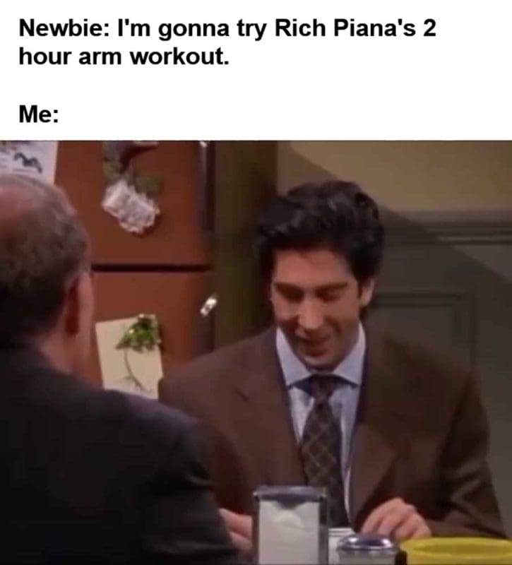 Newbie I'm Gonna Try Rich Piana's Hour Arm Workout Me