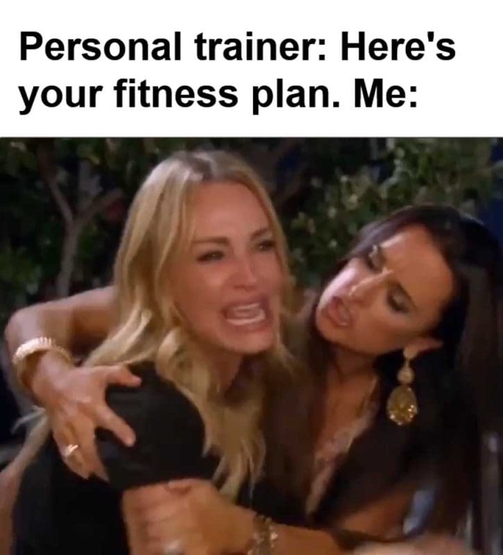 Personal Trainer Here's Your Fitness Plan Me