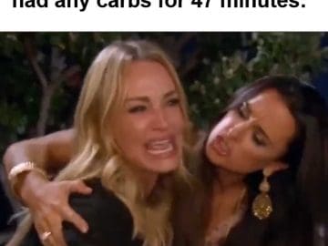 When Youre Cutting And Not Had Any Carbs For Minutes