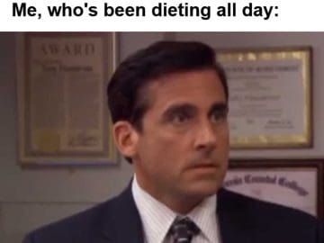 Friend Fancy A Slice Of Pizza Me Who's Been Dieting All Day