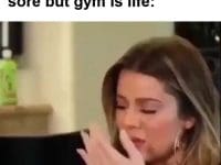 When Your Whole Body Is Sore But Gym Is Life