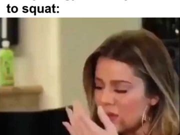 When You've Got Doms And Your Gym Buddy Wants To Squat