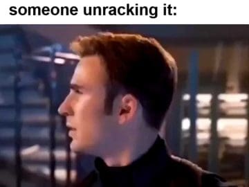 When You Leave Your Bench To Find More Plates And You See Someone Unracking It