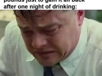 When You Do Mins Of Cardio For Months Straight And Lose Pounds Just To Gain It All Back After One