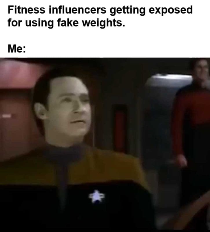 Fitness Influencers Getting Exposed For Using Fake Weights Me