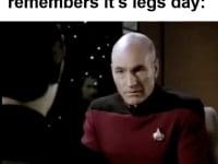 Get's To Gym Remembers It's Legs Day