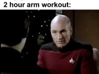 When A Newbie Tells Me They Gonna Try Rich Paina's Hour Arm Workout