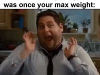 When You Realise That Your Current Warmup Weight Was Once Your Max Weight