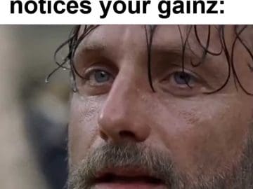 When Your Ex Notices Your Gainz