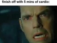 When You've Been Lifting For Hours And Your Buddy Wants To Finish Off With Mins Of Cardio