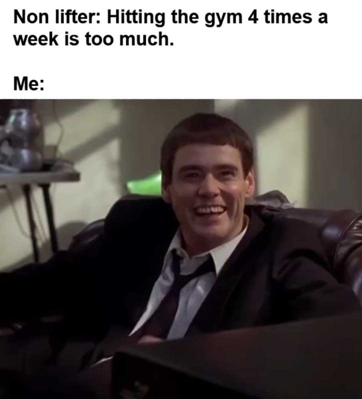 Non Lifter Hitting The Gym Times A Week Is Too Much Me