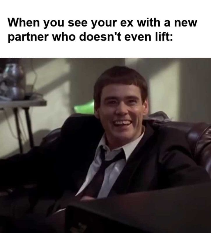 When You See Your Ex With A New Partner Who Doesn't Even Lift