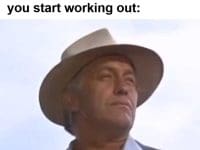 When You've Been Lifting For Years And Someone Suggests You Start Working Out