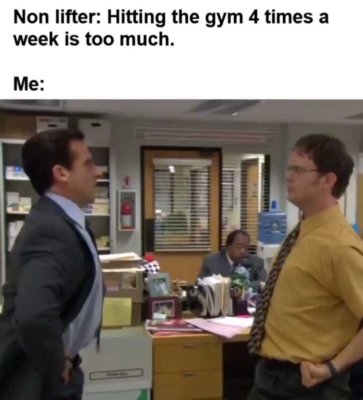 Non Lifter Hitting The Gym Times A Week Is Too Much Me
