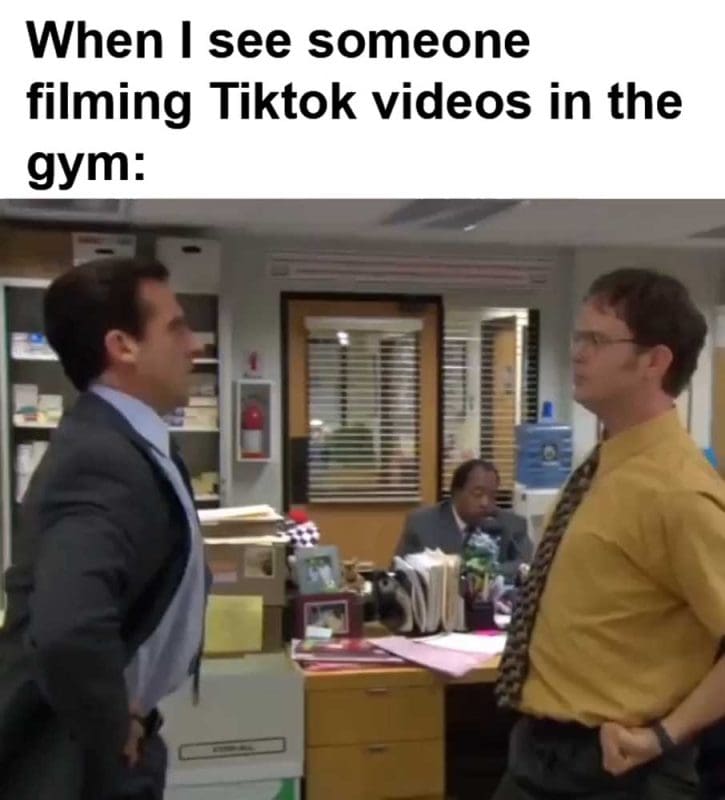 When I See Someone Filming Tiktok Videos In The Gym