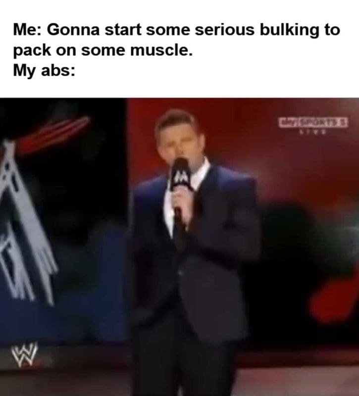 Me Gonna Start Some Serious Bulking To Pack On Some Muscle My Abs