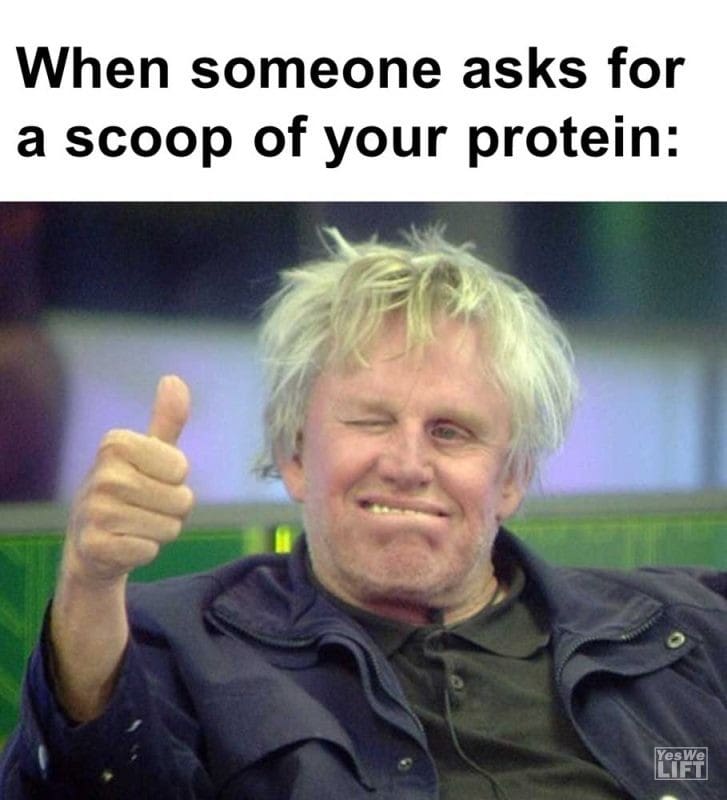 When Someone Asks For A Scoop Of Your Protein