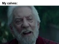 Me Determined That This Is The Week My Calves Will Start To Grow My Calves