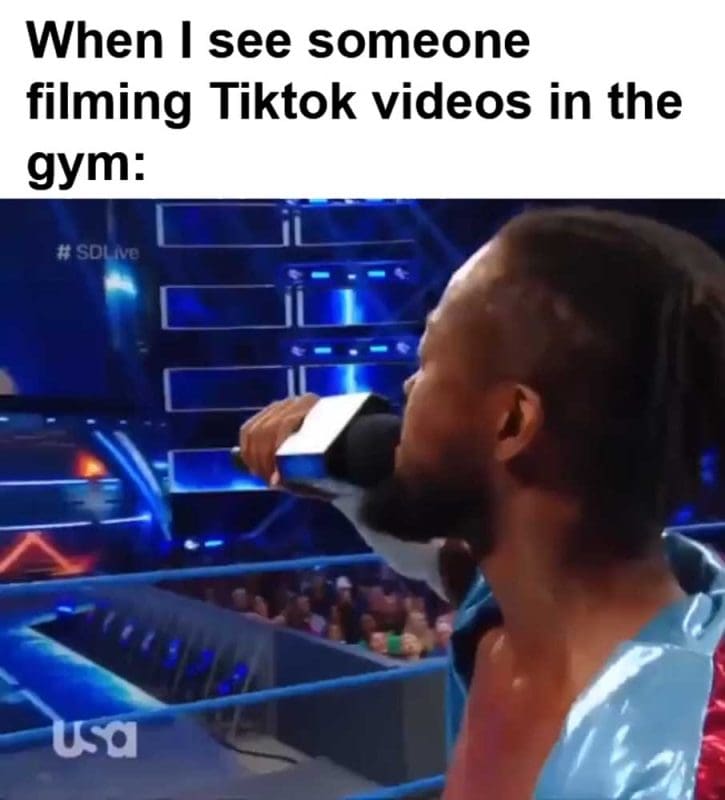 When I See Someone Filming Tiktok Videos In The Gym