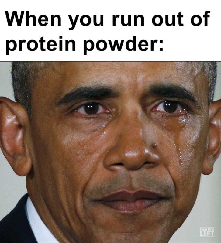 When You Run Out Of Protein Powder