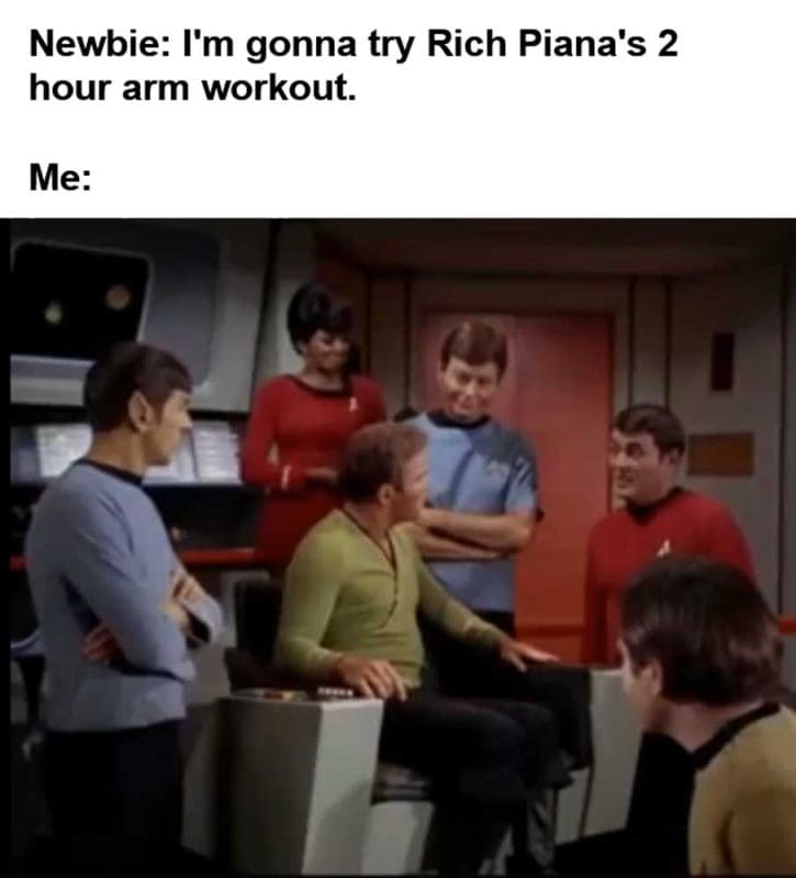 Newbie I'm Gonna Try Rich Piana's Hour Arm Workout Me