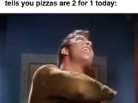 When You've Ordered A Salad At Your Favourite Restaurant And The Waiter Tells You Pizzas Are For Today