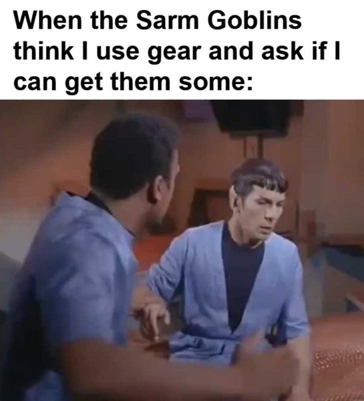 When The Sarm Goblins Think I Use Gear And Ask If I Can Get Them Some
