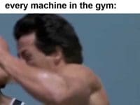 The Face You Make When You Realise You've Maxed Out Every Machine In The Gym