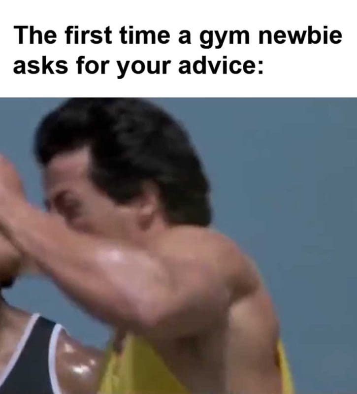 The First Time A Gym Newbie Asks For Your Advice