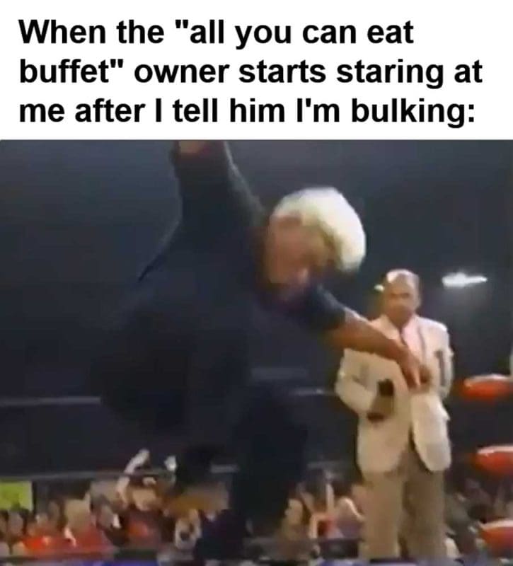 When The All You Can Eat Buffet Owner Starts Staring At Me After I Tell Him I'm Bulking
