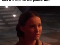 Friend I Don't Wanna Lift Heavy Cos It's Bad For The Joints Me